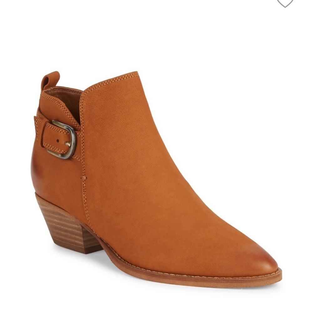 SAM EDELMAN🍂🍁Neena Leather Point-toe Ankle Boots